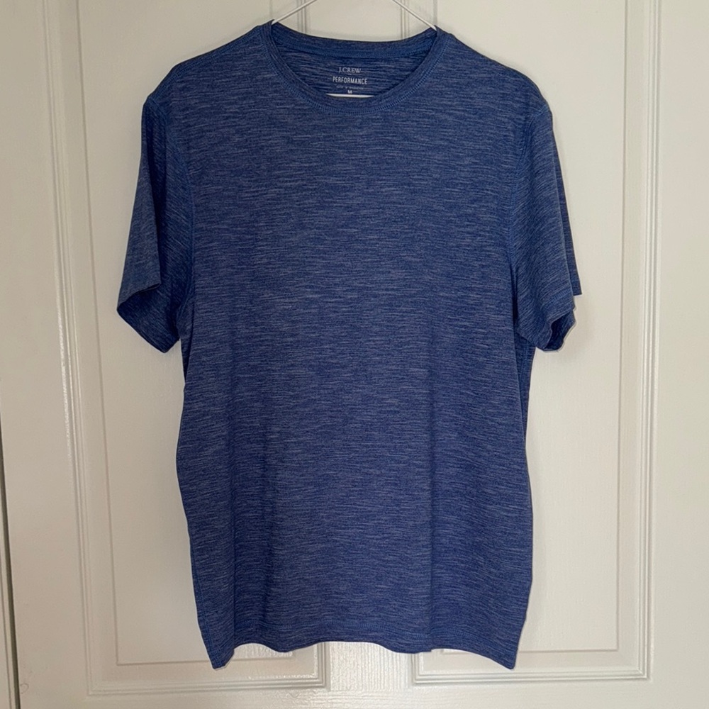 J. Crew Blue Classic Crew Neck Short Sleeve Tee